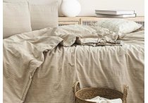 Постельное белье Washed Cotton Saheser - Salve Bej (Турция), евро